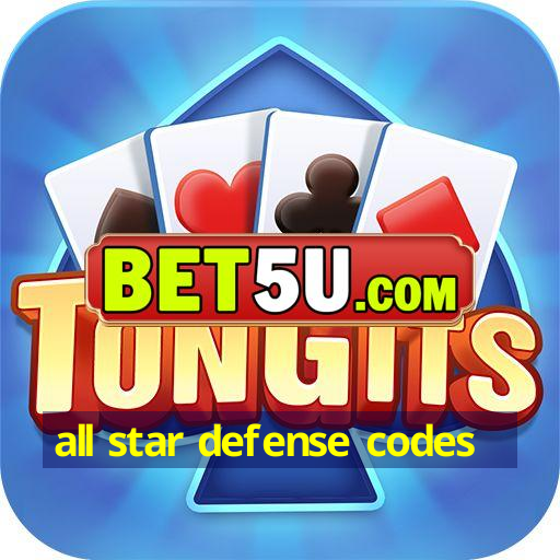 all star defense codes